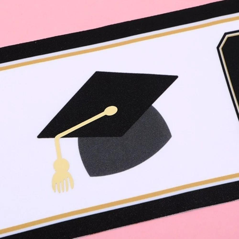 Congrats Grad Graduation Sash Kit Class of 2026 Graduation Theme Graduate Sash Belts Hair Hoop Headdress Etiquette Belt