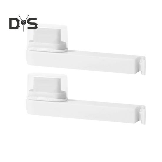 

2 шт. зажим для пакета с носиком для заливки, зажимы для пищевых пакетов для герметизации, удобные носики для заливки, многоразовые зажимы для запечатывания пластиковых крышек для хранения закусок S 2pcs