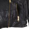 ARMANI EXCHANGE leather jacket S black Women Used