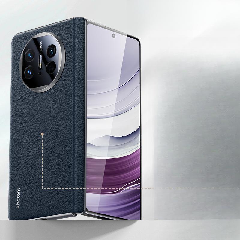 

Чехол для телефона Huawei MateX5 Противоударный Магнитная адсорбция Бизнес Matex3 Складной Защитный кожаный чехол для центральной оси Huawei MateX3