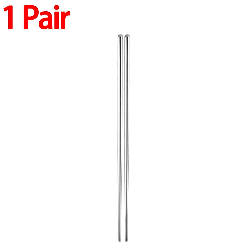 

Stainless Steel Chopsticks High Quality Anti-scalding Anti-skid Chinese Chopstick Sushi Sticks Household Kitchen Tableware Sets