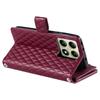 Style 012 for Xiaomi 14T Case Zipper Wallet PU Leather Rhombus Grid Phone Cover