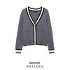 Spring 2025 Women's Fashion Cable Knit Cardigan - European & American Style