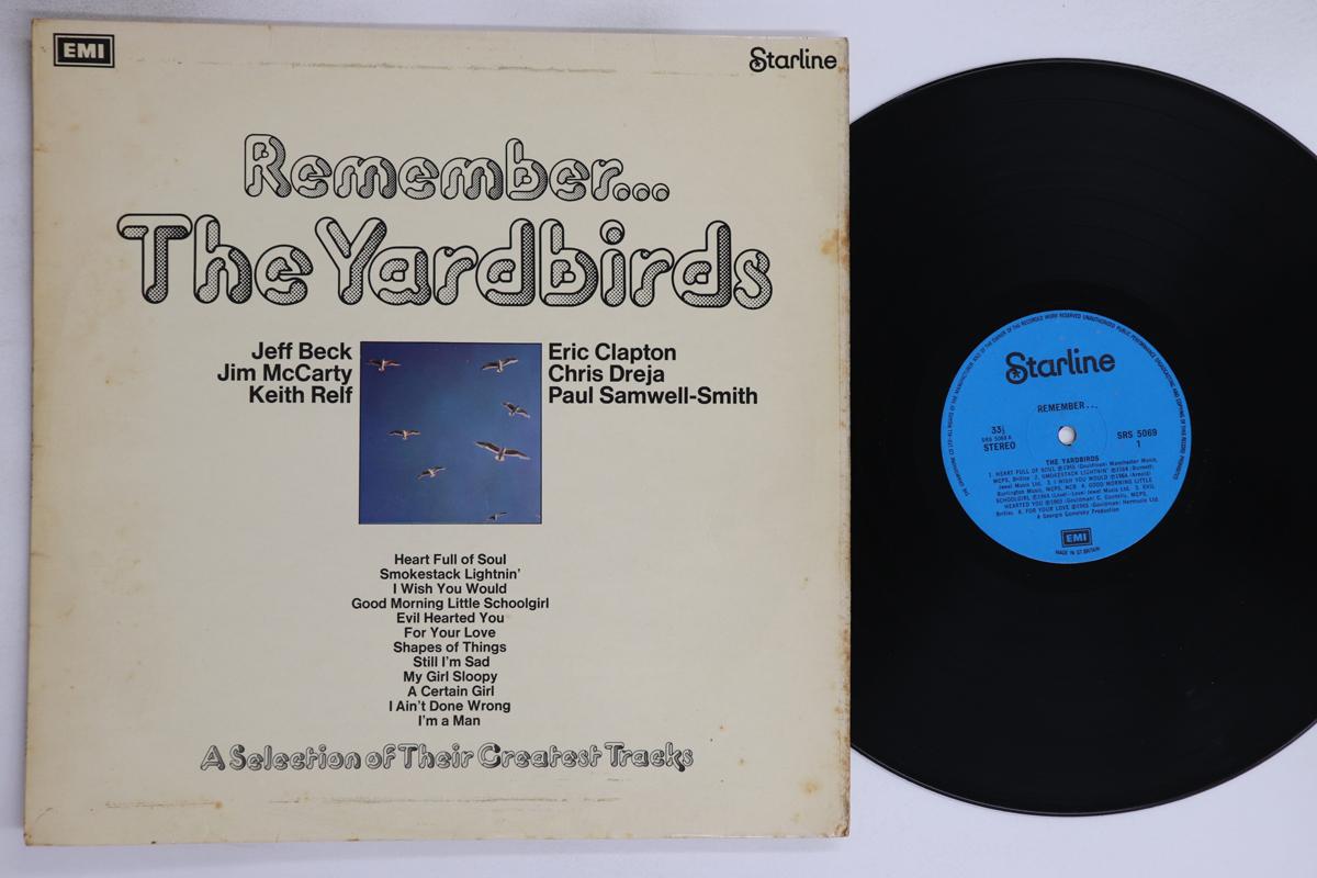 LP Record YARDBIRDS Remember The Yardbirds SRS5069 STARLINE UK Rock Used