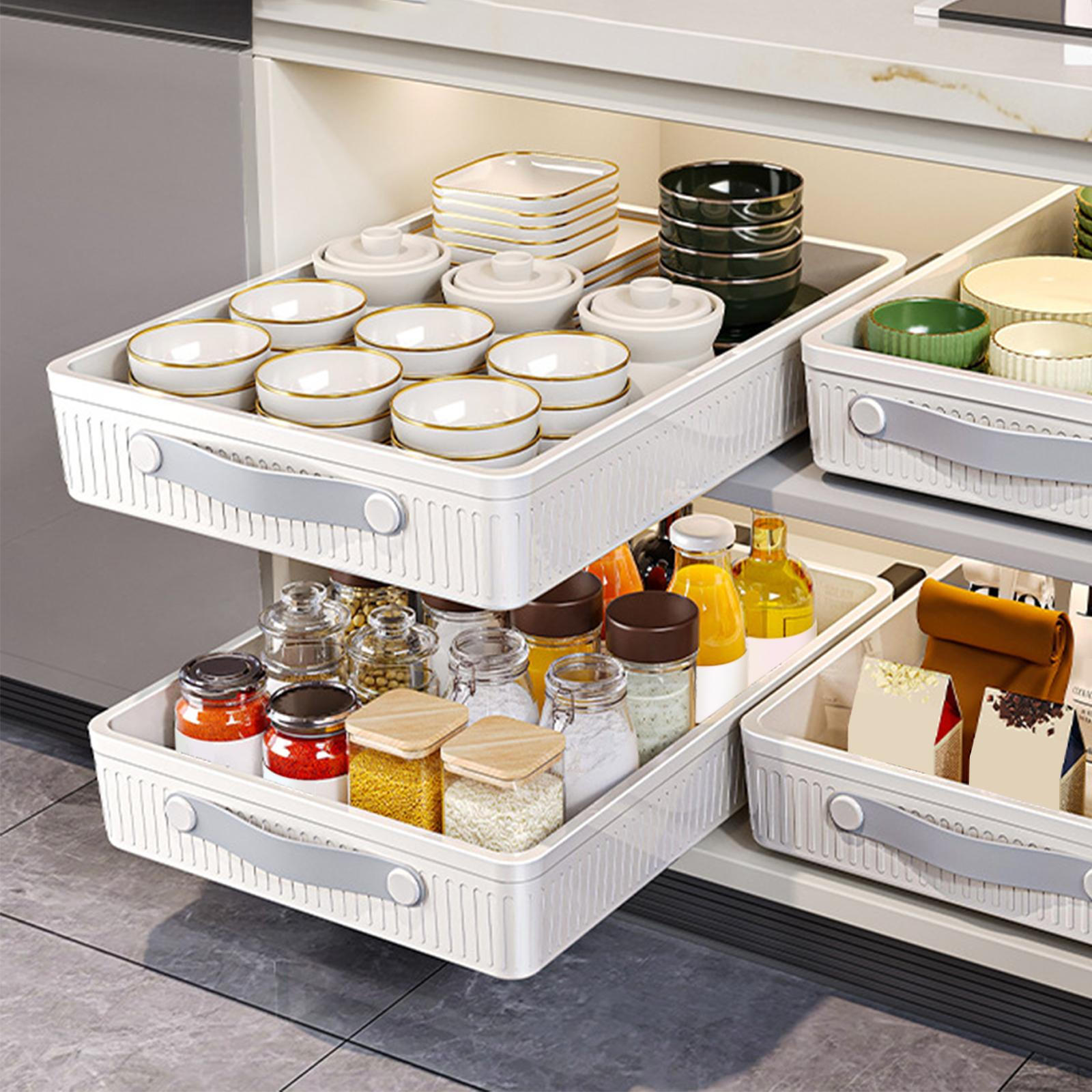 

Ящик для хранения большой вместимости для кладовых и кухонных принадлежностей