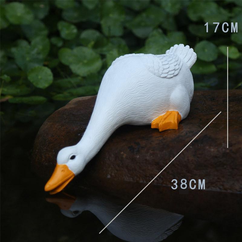 Simulation Animal Sucking Duck Ornaments