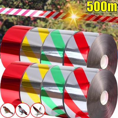Anti Bird Flashing Reflective Tapes Fruit Tree Bird Pigeon Scare Tape Strips Double Sided Repellent Deterrent Ribbon for Orchard