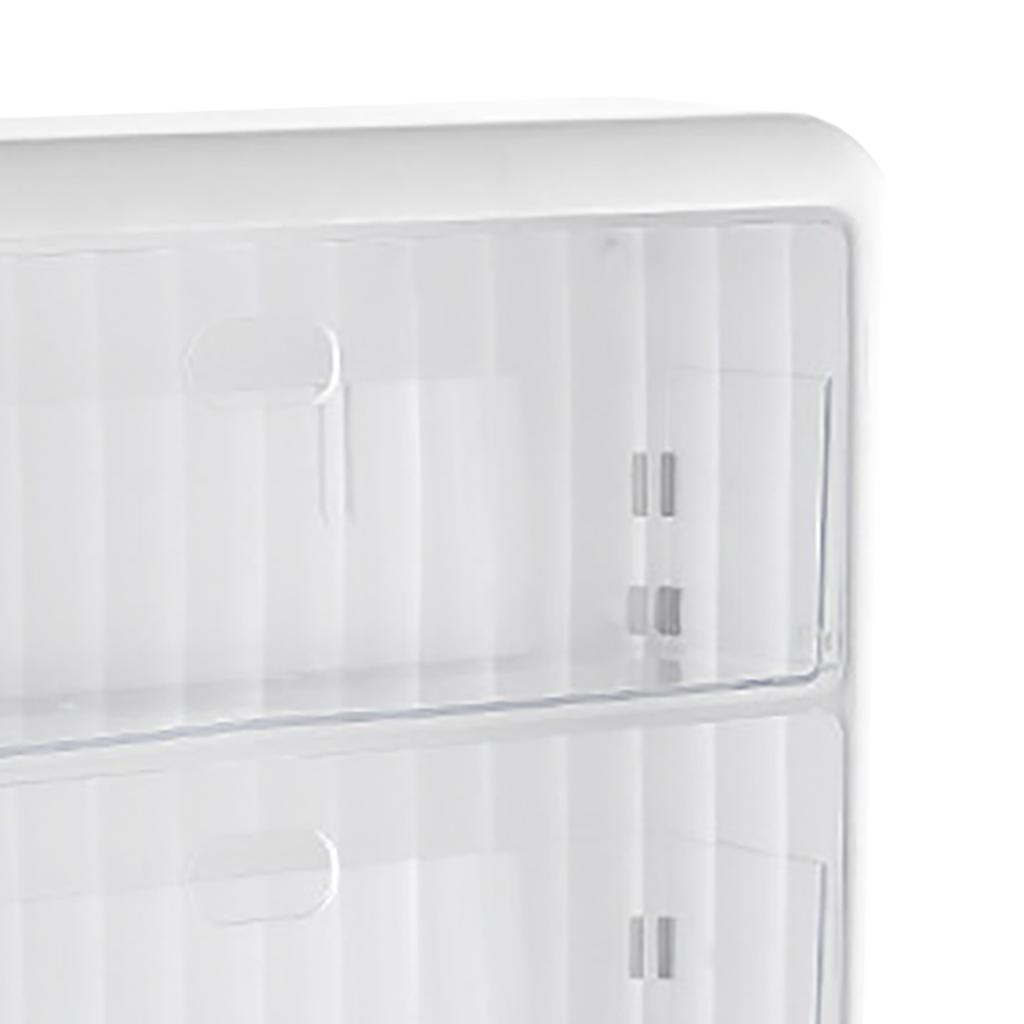 Wall Mounted Tea Box 3 Tier Multifunctional Transparent Saves Space Coffee Bag Organizer for Office