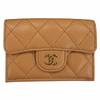 Pristine Classic Small Flap Wallet COCO Mark Matrasse Brown AP0230 Used