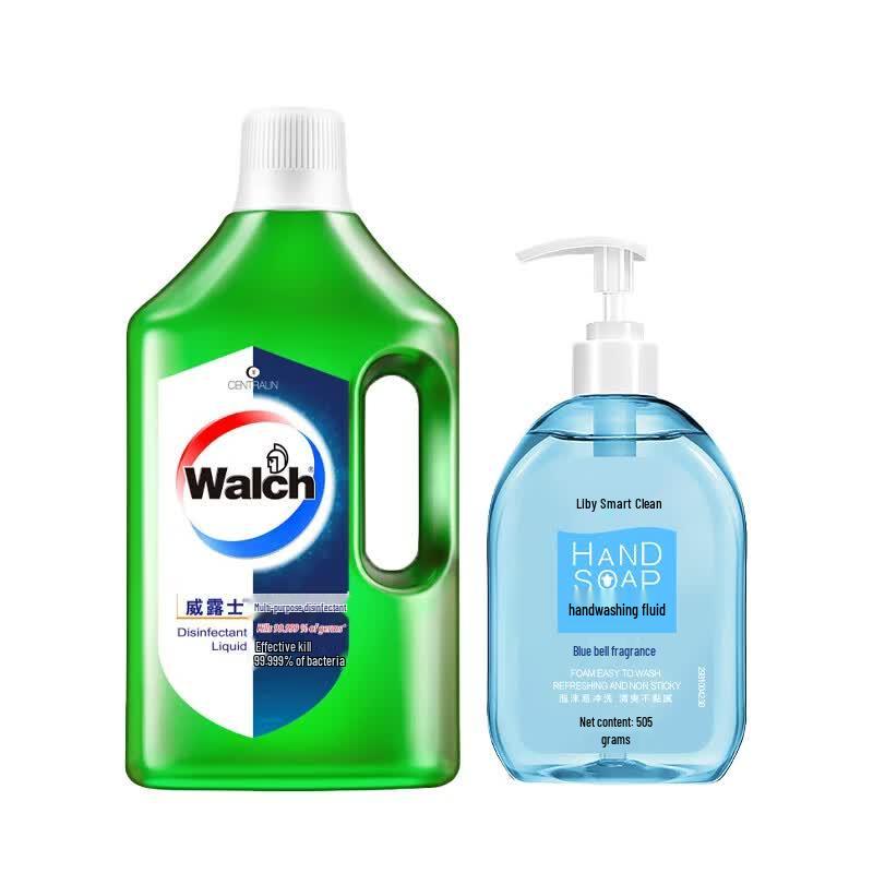Liby Hand Wash & Walch Disinfectant Bundle