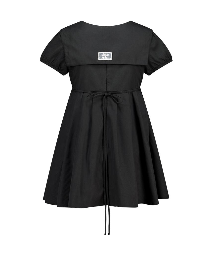 ILLIGO Sailor Collar Dress Black