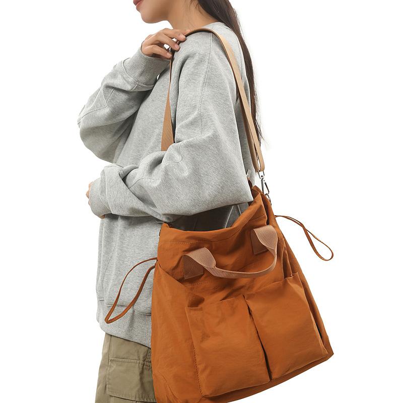 Casual tote portable commuter daily backpack Korean version office worker large-capacity shoulder messenger bag