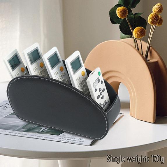 Remote Control & Desktop Organizer, PU Leather, Model LG8175