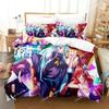3D Аниме Постельное Белье No Game No Life, Пододеяльник Одеяло Комплект для Кровати Покрывало Наволочка, Размер Кинг Квин Твин для Мальчиков Девочек Взрослых