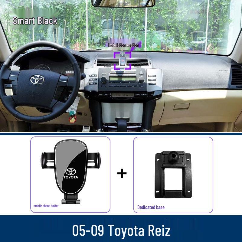 Mobile Phone Holder for 2005-2021 Toyota Reiz, Navigation Base, Car Modification Accessory
