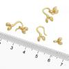Copper Flower Bud Closure Clasps Charms DIY For Women Earring Making Supplies for DIY Jewelry Making