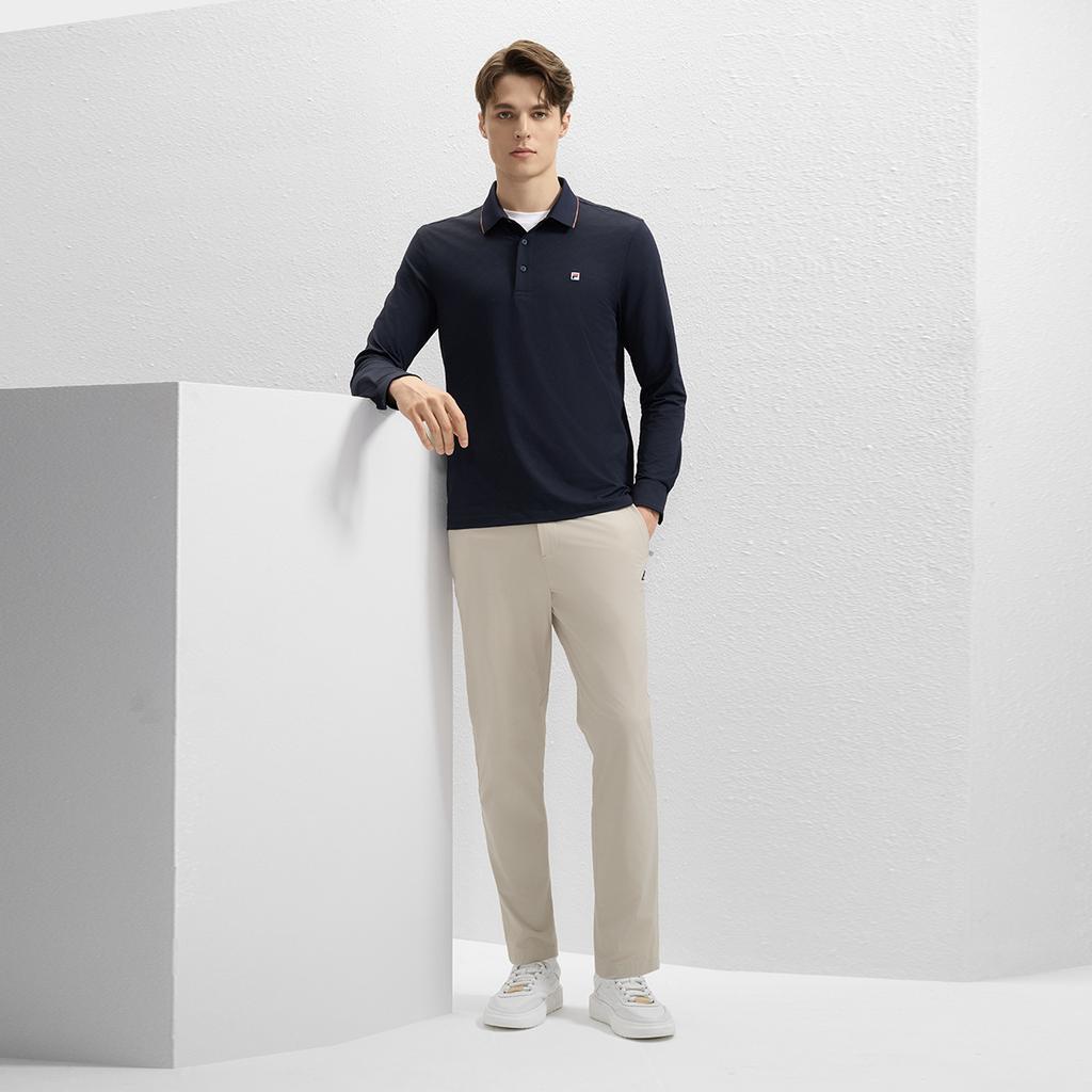 New FILA Polo Shirt Men's Legend Blue F11M431206FNV