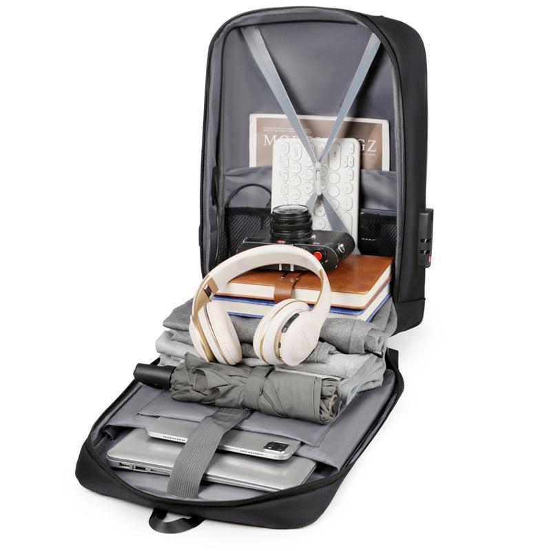 Schoolbag Shoulder Computer Bag Hard Shell Business Casual Men's Backpack Multifunctional Large Capacity Laptop Backpack