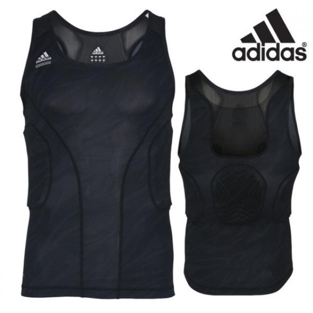 

Adidas Men s Athletic Protector Climacool Padded Tech Fit Basketball Sleeveless Inner T shirt O25484