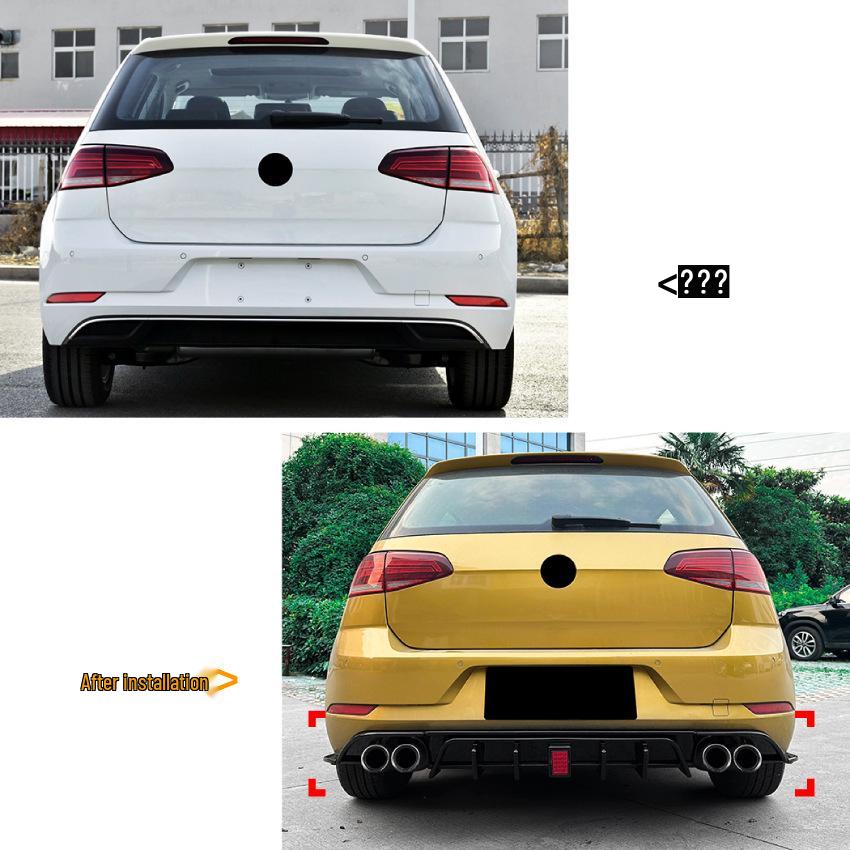 Compatible with Volkswagen Golf MK7.5 TCR GTI (2017-2019) Rear Lip Spoiler.