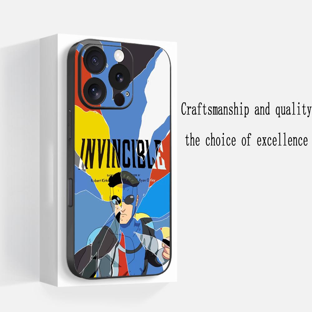 

Непобедимый 4 горячий игровой плакат узор Чехол для телефона Для iPhone 17 16 e 15 14 13 12 Plus Mini Pro Max Мягкий черный Ударопрочный чехол iPhone 16 Pro