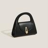 Niche High-End Handbag Black Handbag Femininity Versatile Fashion Shoulder Messenger Bag