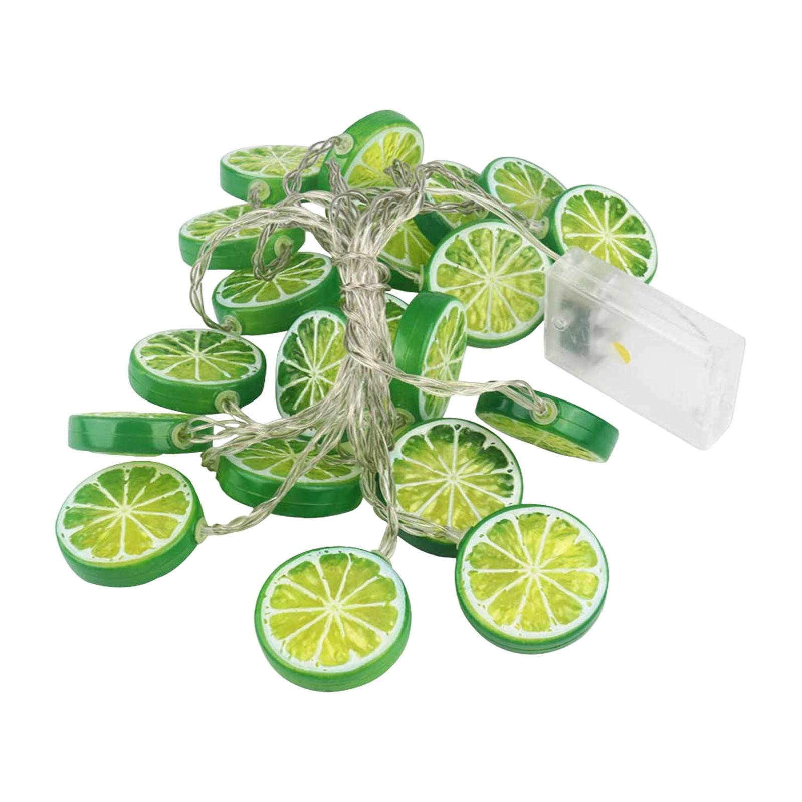LED Light String Lemon Slice Small Fresh Atmosphere Decorative Lights, Interesting Decorative Lights One Size