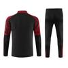 World Cup Quick-Dry Football Suit: High Elastic Training Gear with Text Embroidery for Autumn and Winter Fitness.