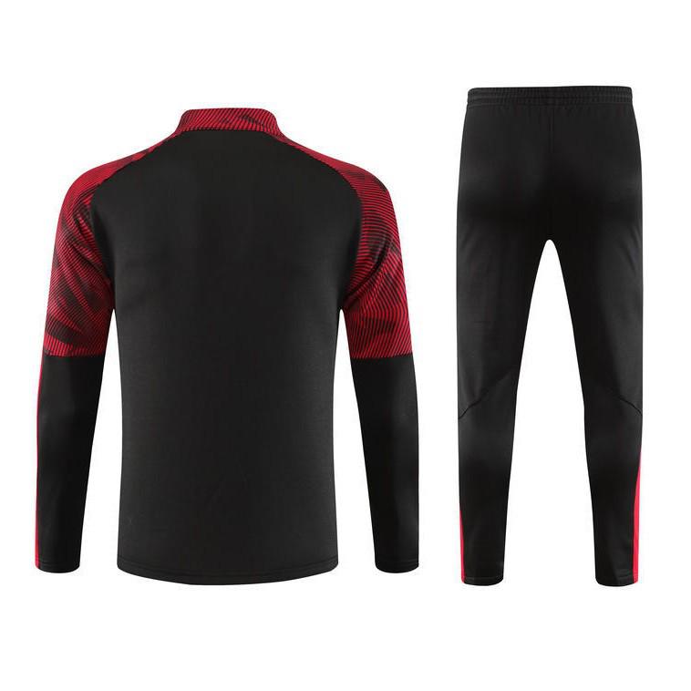 World Cup Quick-Dry Football Suit: High Elastic Training Gear with Text Embroidery for Autumn and Winter Fitness.