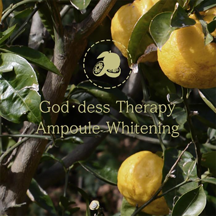 Rodinia Goddess Therapy Ampulle Aufhellend – Aufhellende & Vitalitätspflege mit strahlkraftverstärkender Formel, Koreanisch