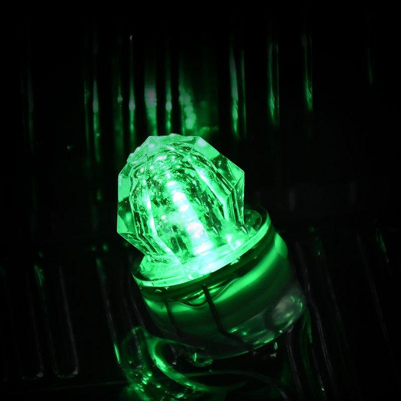 1 Stück Tiefsee Diamant Nachtangeln LED Unterwasser Fischköder Licht, Schnell Fisch Licht Wasserlicht Fischköder Mehrfarbiges Fischlicht