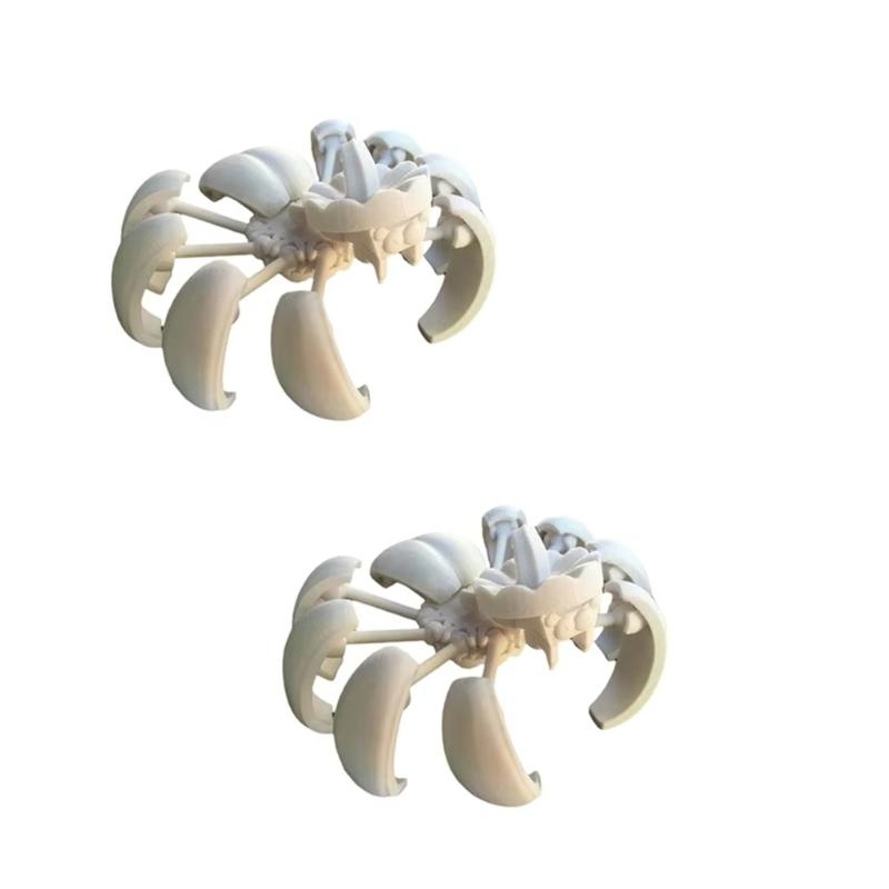 Plastiska Halloween-spindlar Pumpa Förvandlingsfigur Prydnad Hemmakontor Dekoration Enkla Uppställningar För Festlig Utställning