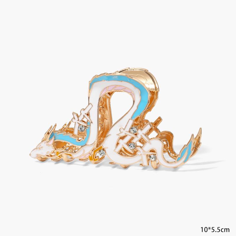 2025 Cute Creative Cartoon Hair Claw Boat Dragon Large Hair Claws Japanese Cat  Claw Clip Hair Accessories For Women