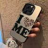 I LOVE ME Phone Case for Samsung Galaxy S26 S25 S24 S23 S22 S21 S20 Note20 FE Ultra Edge Plus 4G 5G Anti Fall Matte Cover