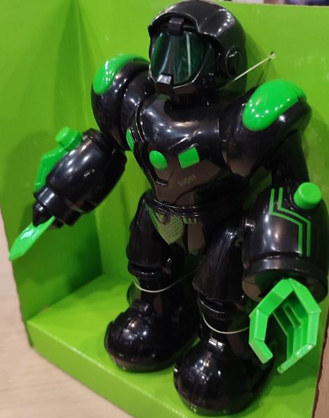Robot super guerriero suono, si illumina 19cm