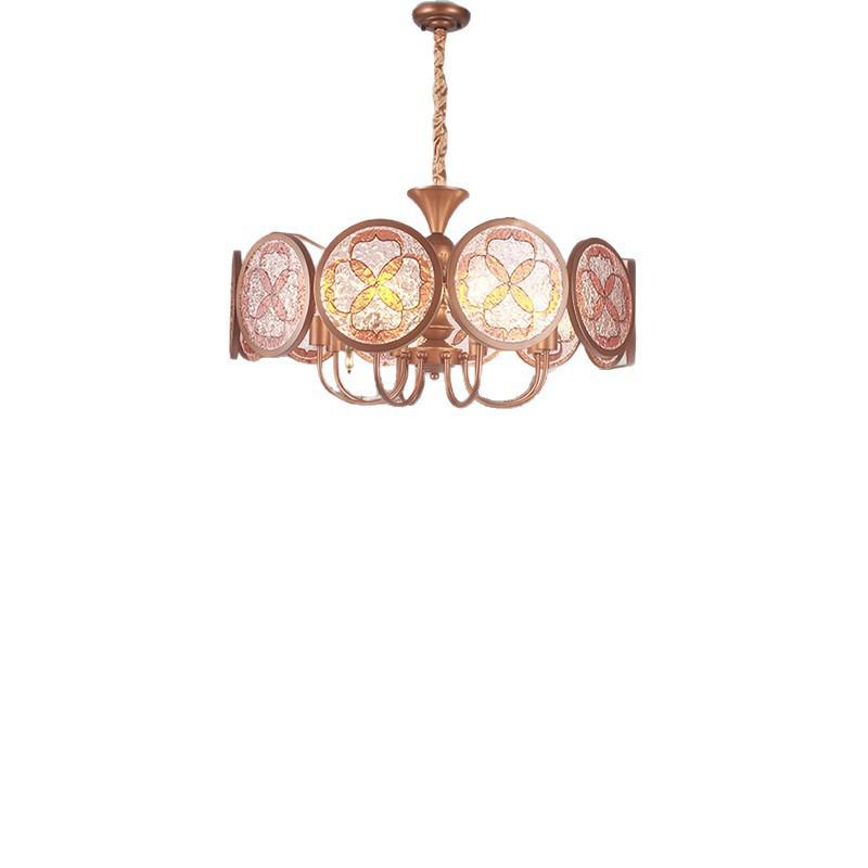 2025 French Retro Chinese Style Chandelier for Master Bedroom & American Study
