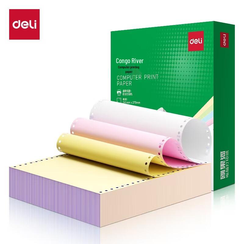 Deli Congo River Color 3-Part Continuous Form Paper