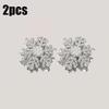 1/6pcs Christmas Hair Clips Snowflake Hairpins Sparkling Rhinestone Hair Clips for Women Festive Party Gift