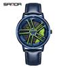 Sanda Meilleure Vente 1088 Montre pour Adolescent: Personnalisé, Cadran Rotatif 3D, Tendance, Quartz Étanche.