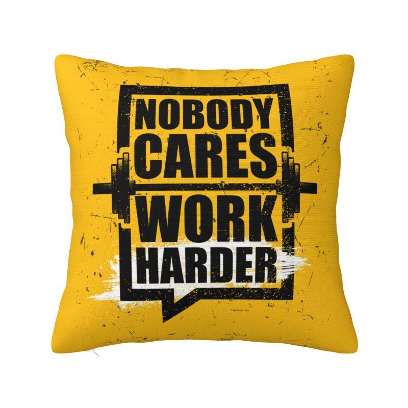 Get Up And Go Harder Than You Did Yesterday Cushion Cover cm Soft Bodybuilding Gym Throw Pillow Case Sofa Pillowslip