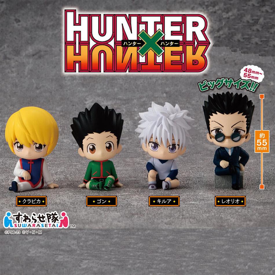 5cm Hunter×Hunter Anime Figure Phantom Troupe Hisoka Action Figure Q Version Room Decoration Christmas Gift PVC Model Toys
