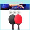 Ping Pong Paddle Set With Wood Blade And Antiglue Rubber For Casual And Professional Games