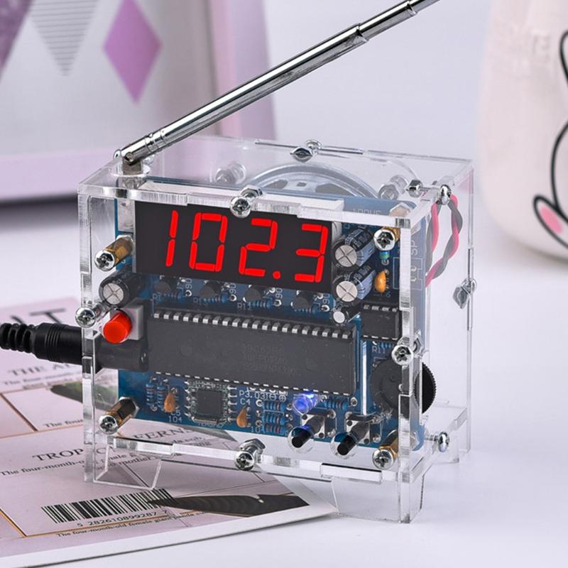 DC 5V Direct Current Working Voltage Radio DIY Kits Power-off Memory Function Power Saving Function Electronic DIY P