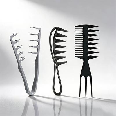 Volumengebender Kamm mit breiten Zinken zum Stylen von Haaren Lockenwerkzeuge Flauschige Textur Ideal für alle Haartypen Haarstyling-Werkzeuge