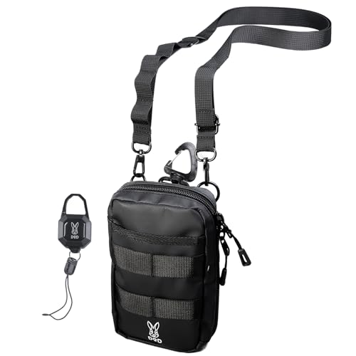 

DOD Fishing Bottle Pouch with Carabiner, Small Item Holder, FG1-170-BK