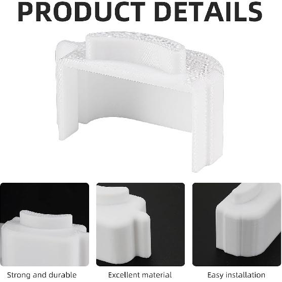 ELECTRAPICK For Samsung Refrigerator Door Flipper,Repair Part For Samsung(Mullion),RF28HDEDBSR Refrigerator Door Repair(White)