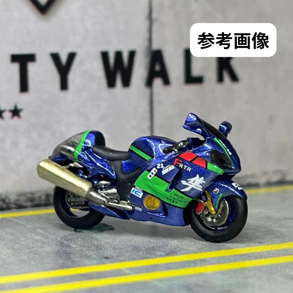 Moreart 164 Miniature Figure & Motorcycle Set, Female Model, for Dioramas and Miniature Cars, MO222213 [Used]