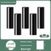 Extra Thick Black Household Trash Bags with Handles - Vest Style for Kitchen and Bathroom
