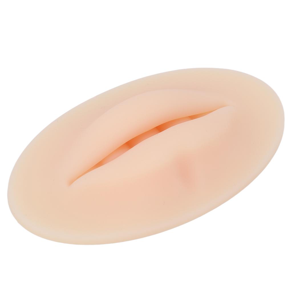 3D Silicone Lips Soft Elastic Silicone Real Skin Touch Feeling Widely Used Fake Lips for Microblading Practice