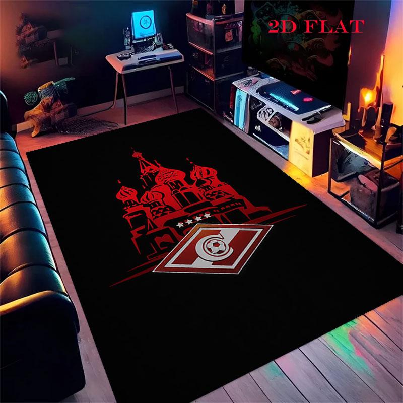 Spartak Moscow Dash Carpet Rug for Living Room Bedroom Home Sofa Decoration,Kids play Nonslip Floor Mat